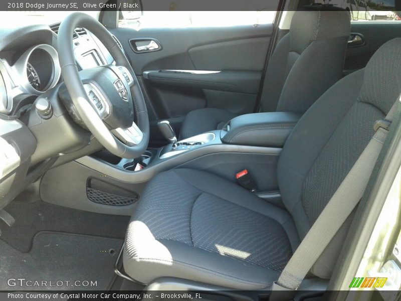Olive Green / Black 2018 Dodge Journey SE