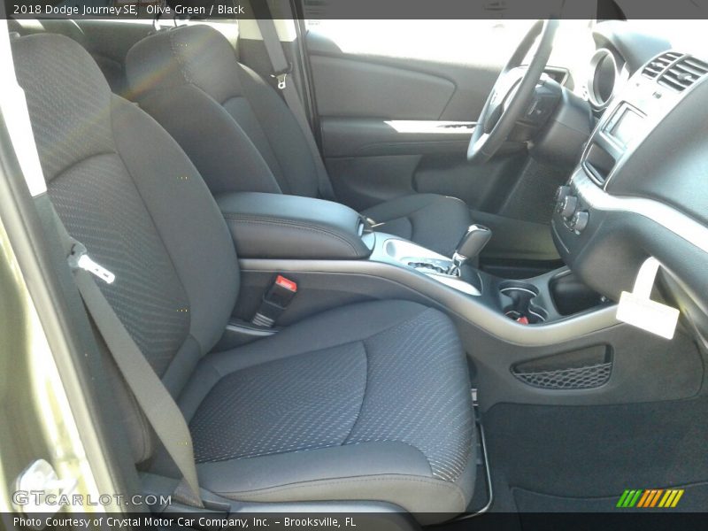 Olive Green / Black 2018 Dodge Journey SE