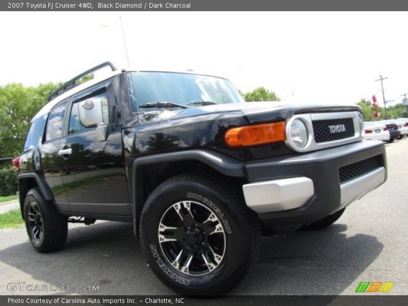 Black Diamond / Dark Charcoal 2007 Toyota FJ Cruiser 4WD