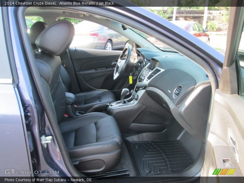 Atlantis Blue Metallic / Jet Black 2014 Chevrolet Cruze Diesel