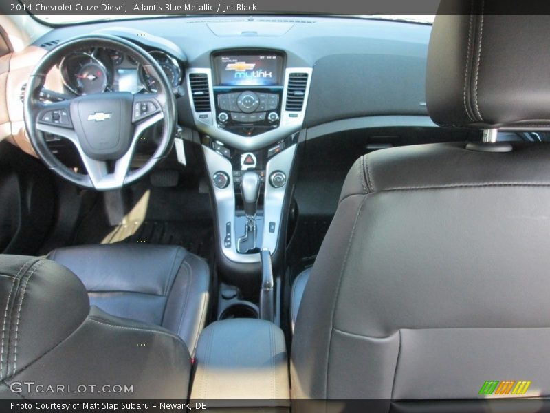 Atlantis Blue Metallic / Jet Black 2014 Chevrolet Cruze Diesel
