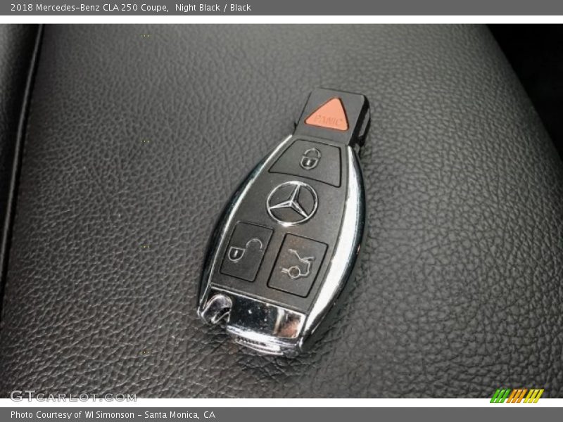 Night Black / Black 2018 Mercedes-Benz CLA 250 Coupe