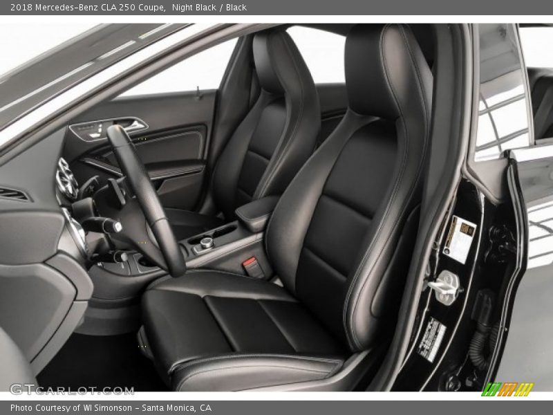 Night Black / Black 2018 Mercedes-Benz CLA 250 Coupe