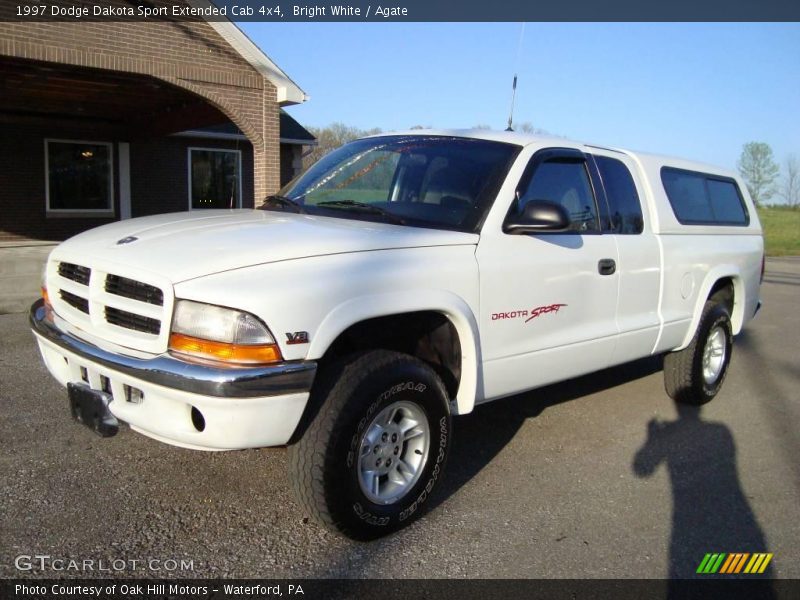 Bright White / Agate 1997 Dodge Dakota Sport Extended Cab 4x4