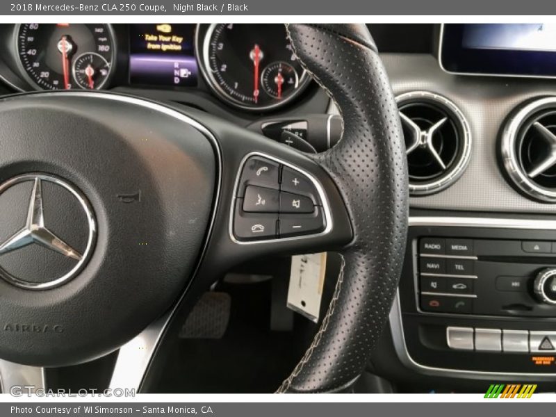 Night Black / Black 2018 Mercedes-Benz CLA 250 Coupe