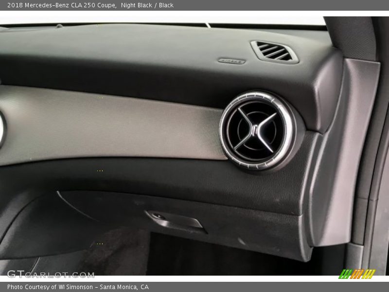 Night Black / Black 2018 Mercedes-Benz CLA 250 Coupe