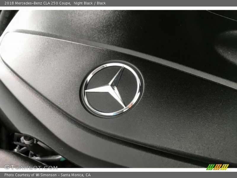 Night Black / Black 2018 Mercedes-Benz CLA 250 Coupe