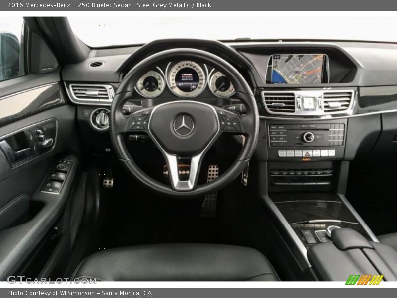 Steel Grey Metallic / Black 2016 Mercedes-Benz E 250 Bluetec Sedan