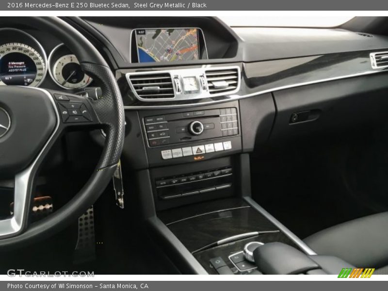 Steel Grey Metallic / Black 2016 Mercedes-Benz E 250 Bluetec Sedan