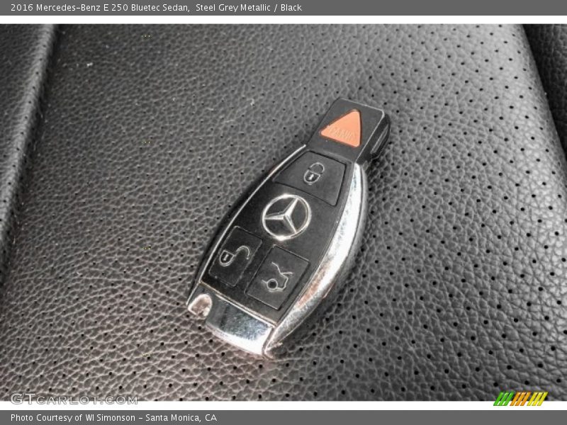 Steel Grey Metallic / Black 2016 Mercedes-Benz E 250 Bluetec Sedan