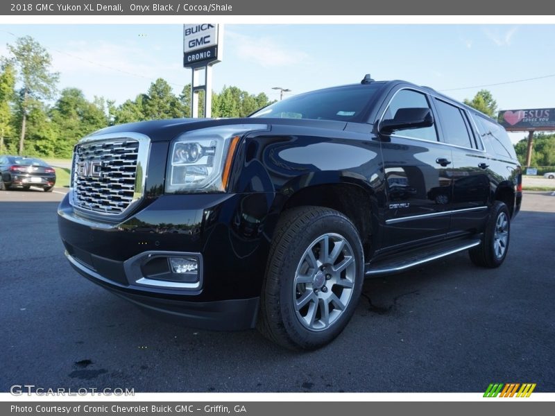 Onyx Black / Cocoa/Shale 2018 GMC Yukon XL Denali