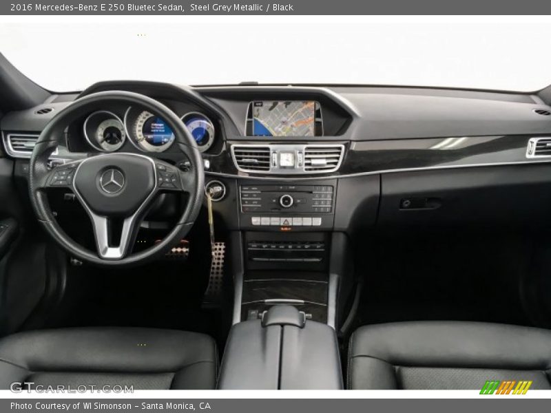 Steel Grey Metallic / Black 2016 Mercedes-Benz E 250 Bluetec Sedan