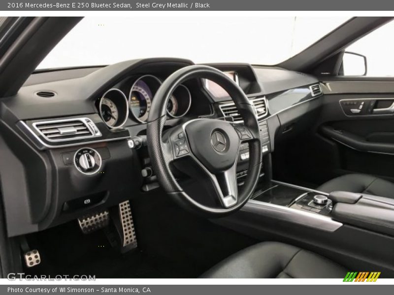 Steel Grey Metallic / Black 2016 Mercedes-Benz E 250 Bluetec Sedan