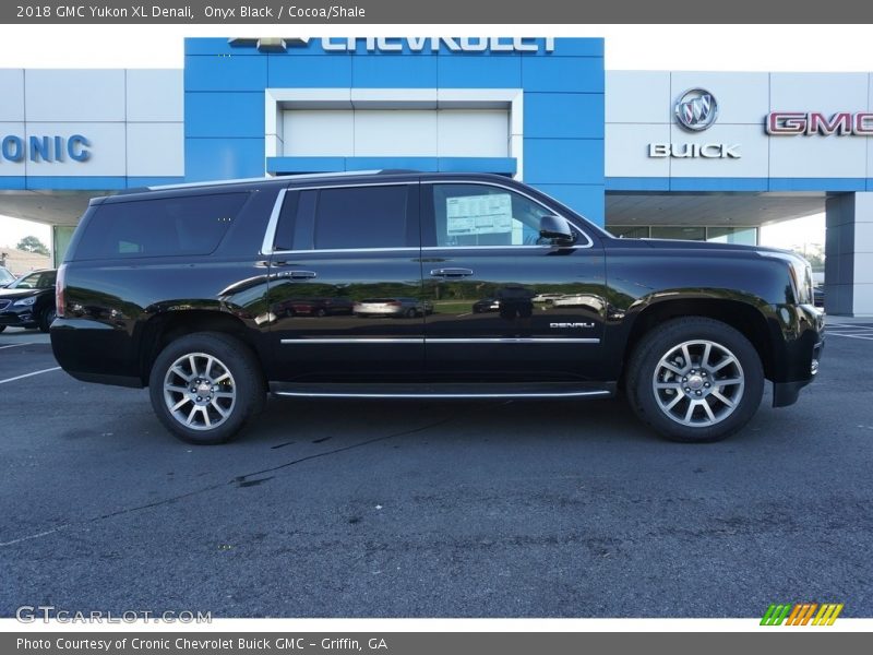 Onyx Black / Cocoa/Shale 2018 GMC Yukon XL Denali
