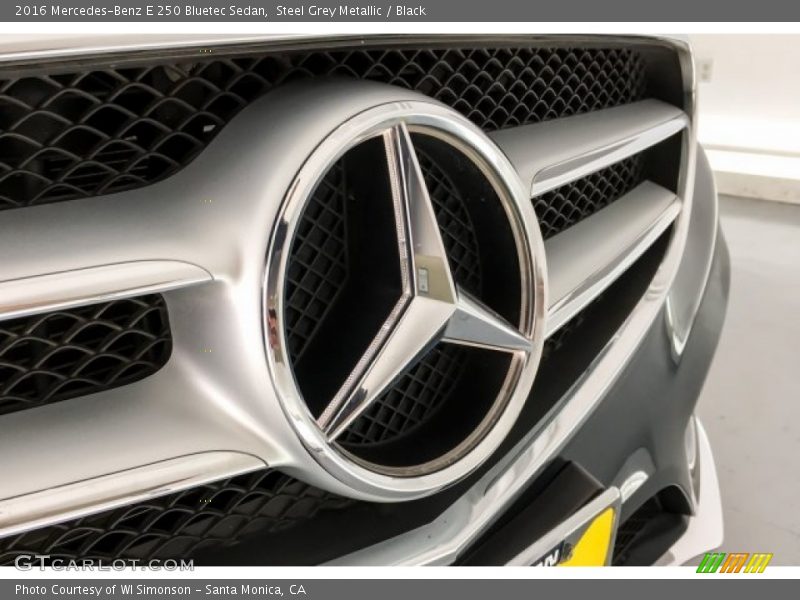 Steel Grey Metallic / Black 2016 Mercedes-Benz E 250 Bluetec Sedan