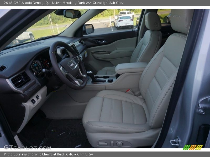 Quicksilver Metallic / Dark Ash Gray/Light Ash Gray 2018 GMC Acadia Denali