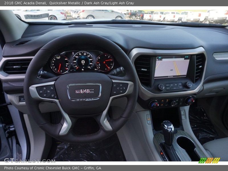 Quicksilver Metallic / Dark Ash Gray/Light Ash Gray 2018 GMC Acadia Denali