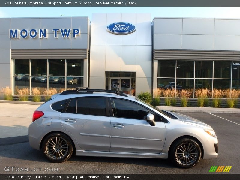 Ice Silver Metallic / Black 2013 Subaru Impreza 2.0i Sport Premium 5 Door