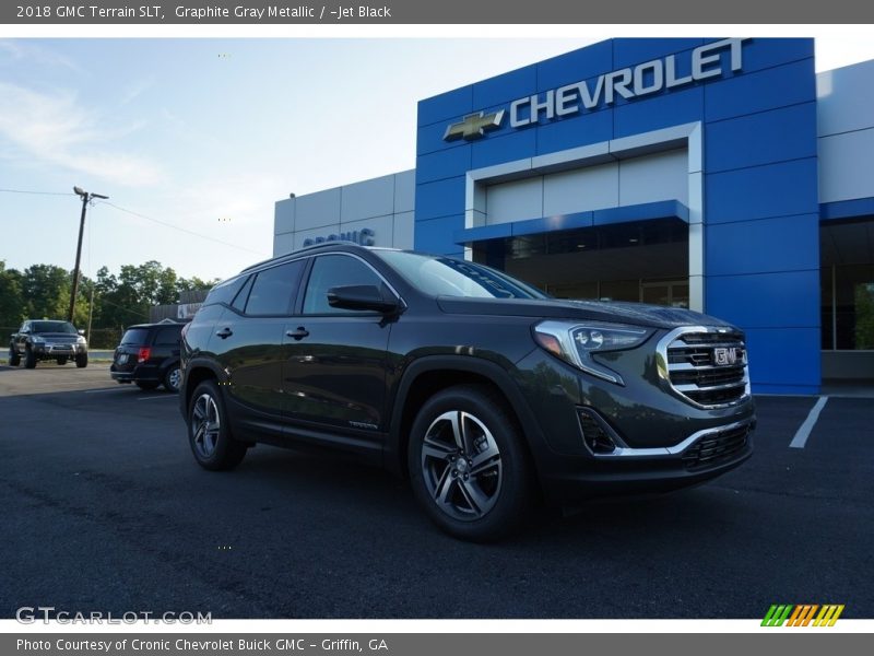 Graphite Gray Metallic / ­Jet Black 2018 GMC Terrain SLT