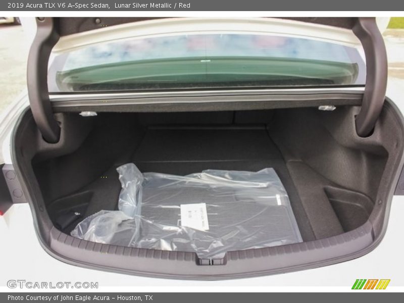 Lunar Silver Metallic / Red 2019 Acura TLX V6 A-Spec Sedan