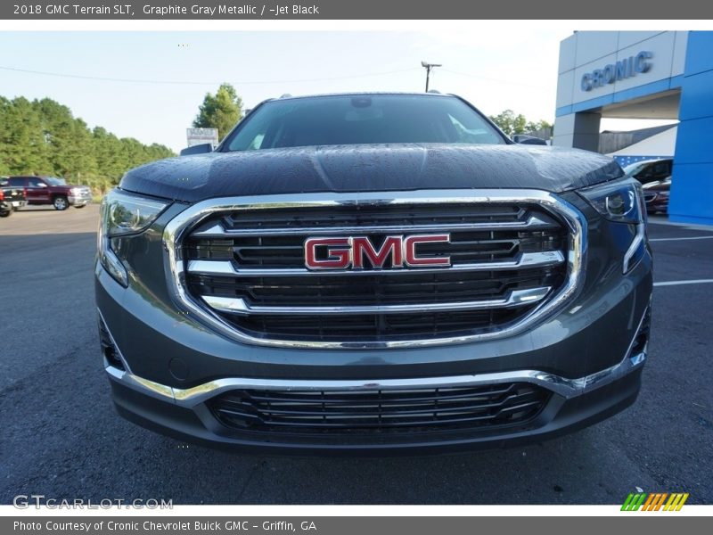 Graphite Gray Metallic / ­Jet Black 2018 GMC Terrain SLT