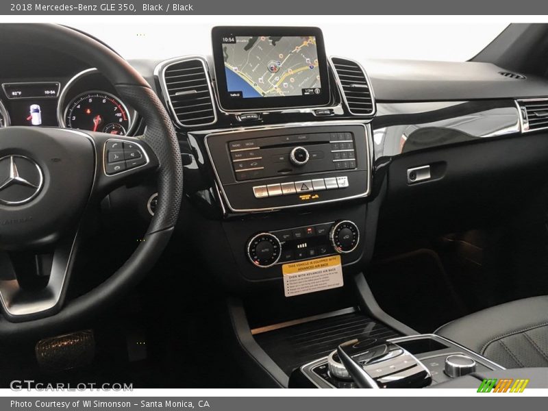 Black / Black 2018 Mercedes-Benz GLE 350