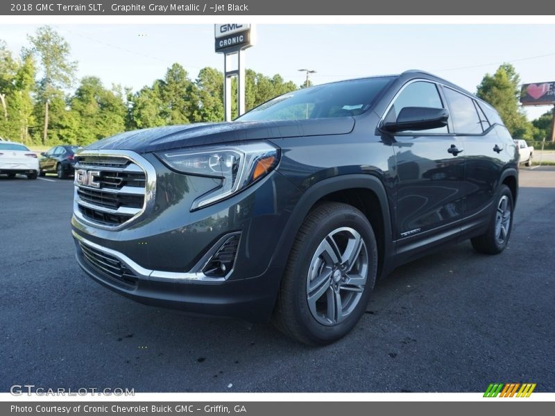 Graphite Gray Metallic / ­Jet Black 2018 GMC Terrain SLT