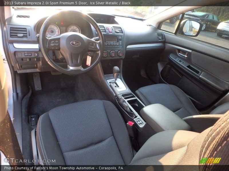 Ice Silver Metallic / Black 2013 Subaru Impreza 2.0i Sport Premium 5 Door