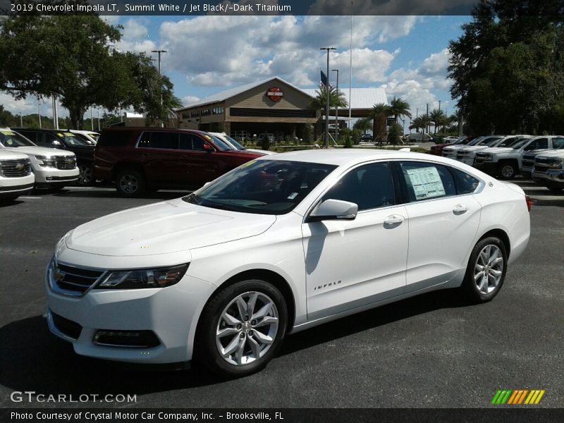 Summit White / Jet Black/­Dark Titanium 2019 Chevrolet Impala LT
