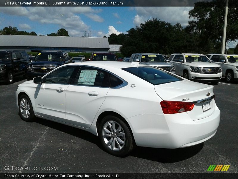 Summit White / Jet Black/­Dark Titanium 2019 Chevrolet Impala LT