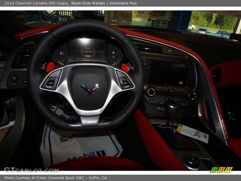 Blade Silver Metallic / Adrenaline Red 2019 Chevrolet Corvette Z06 Coupe