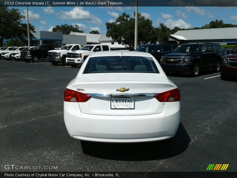 Summit White / Jet Black/­Dark Titanium 2019 Chevrolet Impala LT