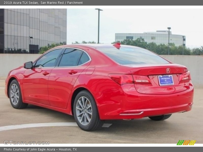 San Marino Red / Parchment 2019 Acura TLX Sedan