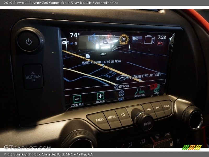 Blade Silver Metallic / Adrenaline Red 2019 Chevrolet Corvette Z06 Coupe