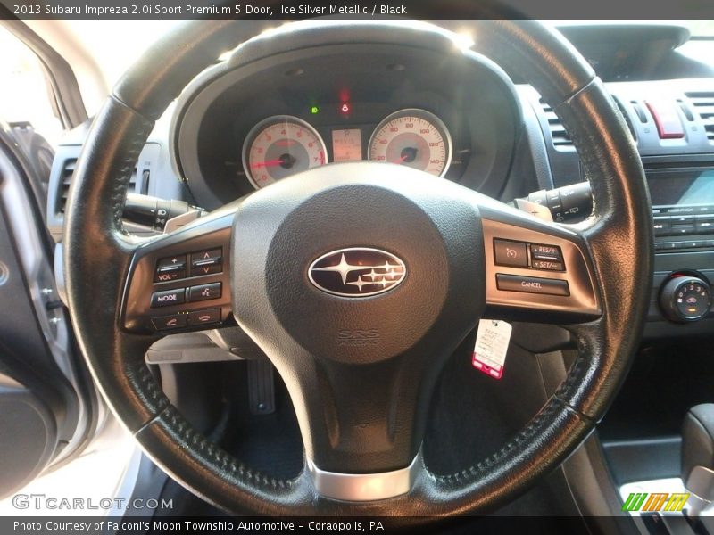 Ice Silver Metallic / Black 2013 Subaru Impreza 2.0i Sport Premium 5 Door