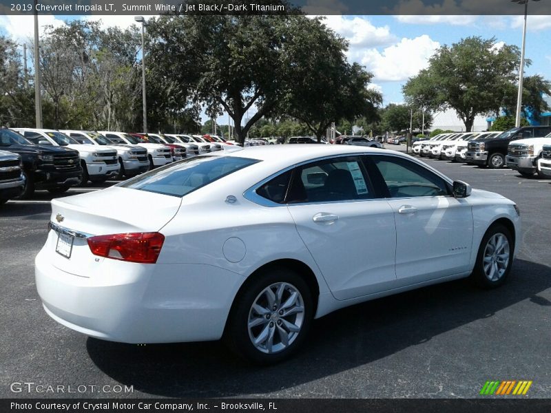 Summit White / Jet Black/­Dark Titanium 2019 Chevrolet Impala LT