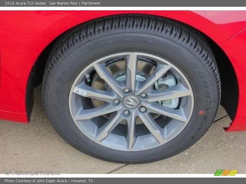San Marino Red / Parchment 2019 Acura TLX Sedan