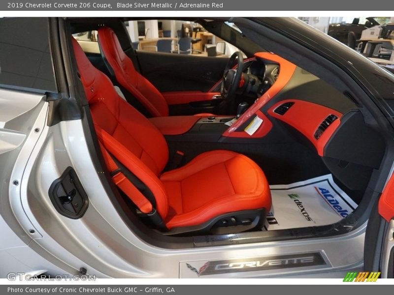 Blade Silver Metallic / Adrenaline Red 2019 Chevrolet Corvette Z06 Coupe