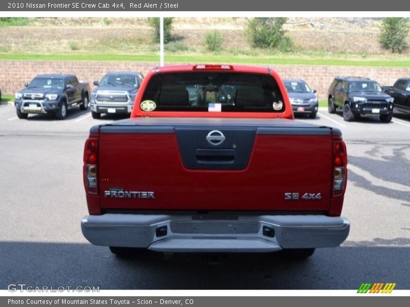 Red Alert / Steel 2010 Nissan Frontier SE Crew Cab 4x4