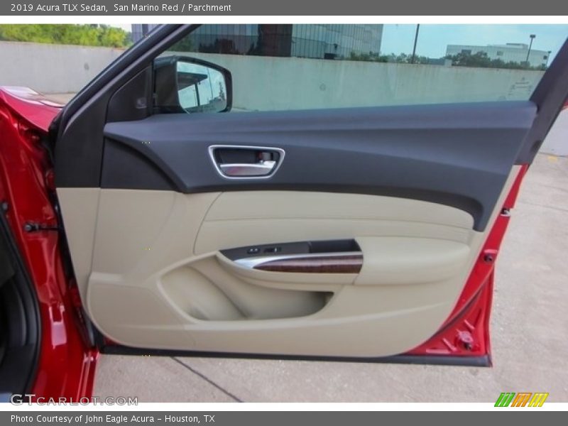 San Marino Red / Parchment 2019 Acura TLX Sedan