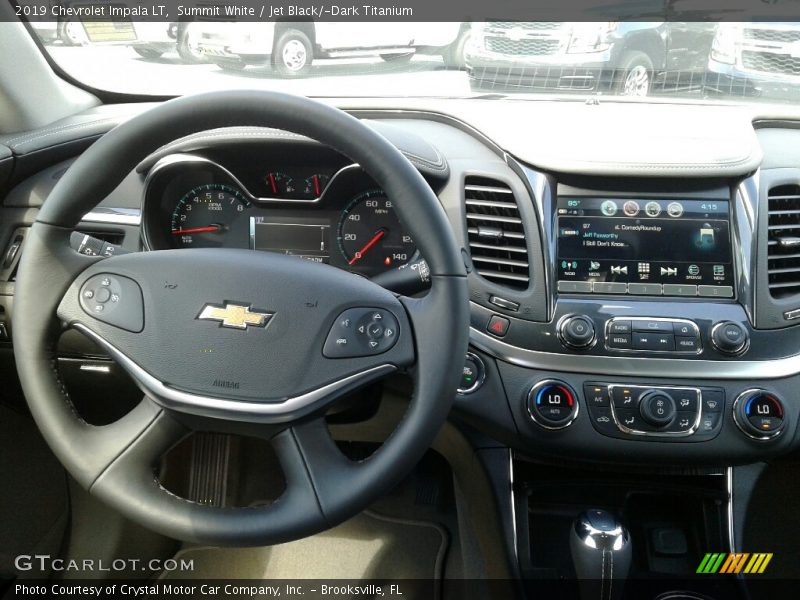 Summit White / Jet Black/­Dark Titanium 2019 Chevrolet Impala LT