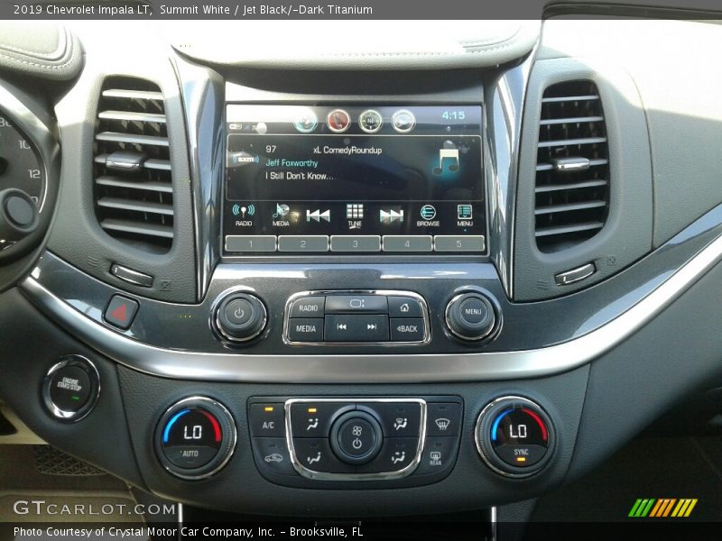 Summit White / Jet Black/­Dark Titanium 2019 Chevrolet Impala LT