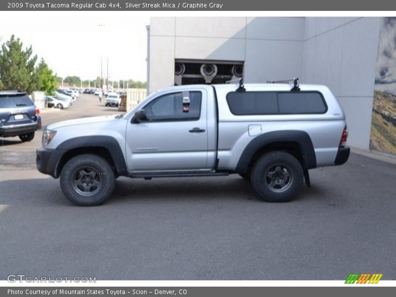 Silver Streak Mica / Graphite Gray 2009 Toyota Tacoma Regular Cab 4x4