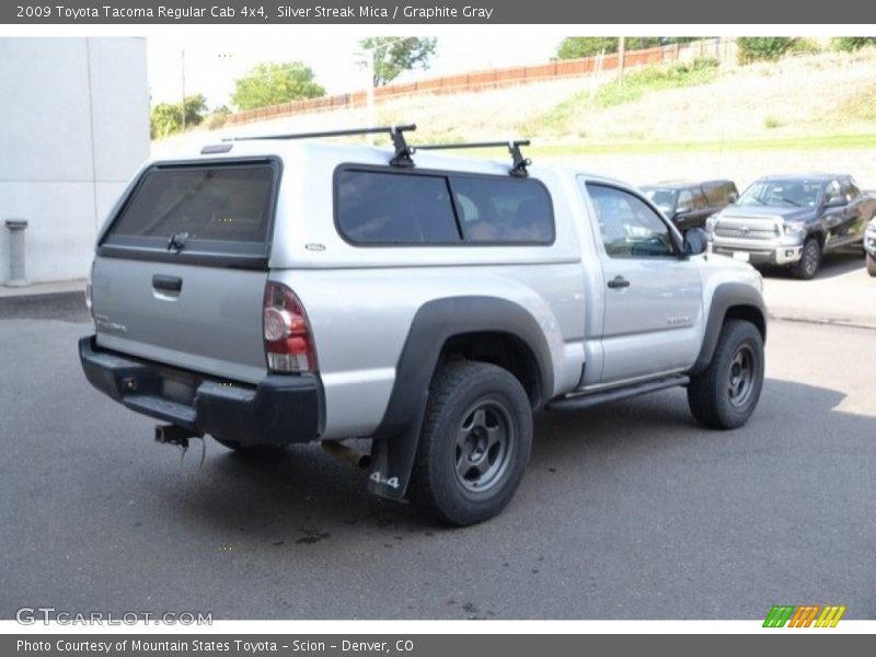 Silver Streak Mica / Graphite Gray 2009 Toyota Tacoma Regular Cab 4x4