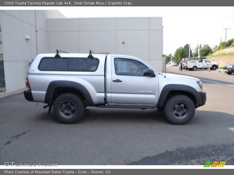 Silver Streak Mica / Graphite Gray 2009 Toyota Tacoma Regular Cab 4x4
