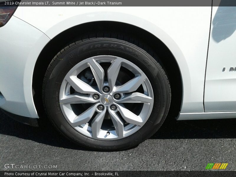 Summit White / Jet Black/­Dark Titanium 2019 Chevrolet Impala LT