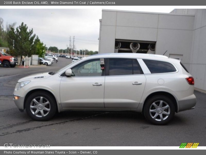 White Diamond Tri Coat / Cashmere/Cocoa 2008 Buick Enclave CXL AWD