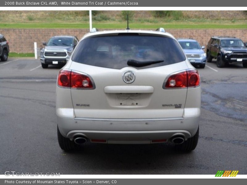 White Diamond Tri Coat / Cashmere/Cocoa 2008 Buick Enclave CXL AWD