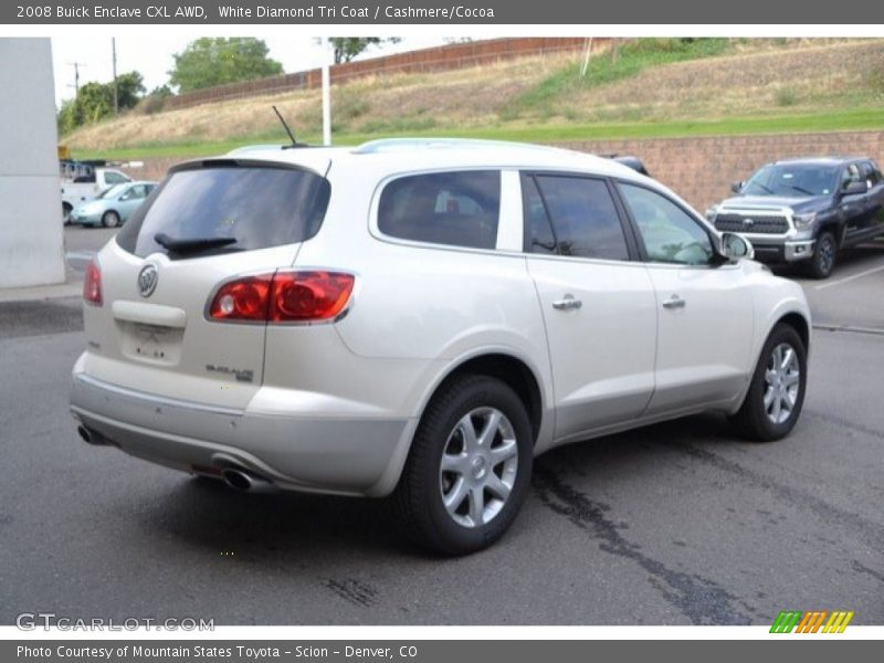White Diamond Tri Coat / Cashmere/Cocoa 2008 Buick Enclave CXL AWD