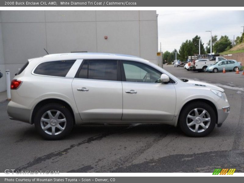 White Diamond Tri Coat / Cashmere/Cocoa 2008 Buick Enclave CXL AWD